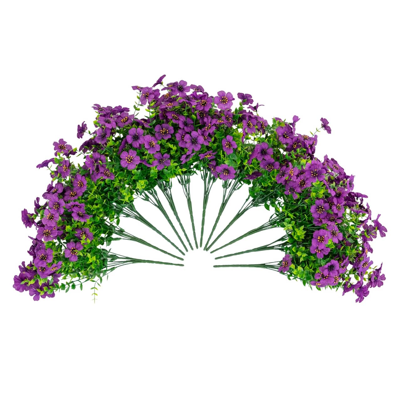 13" UV Resistant Artificial Daisy Bushes, 12ct.
